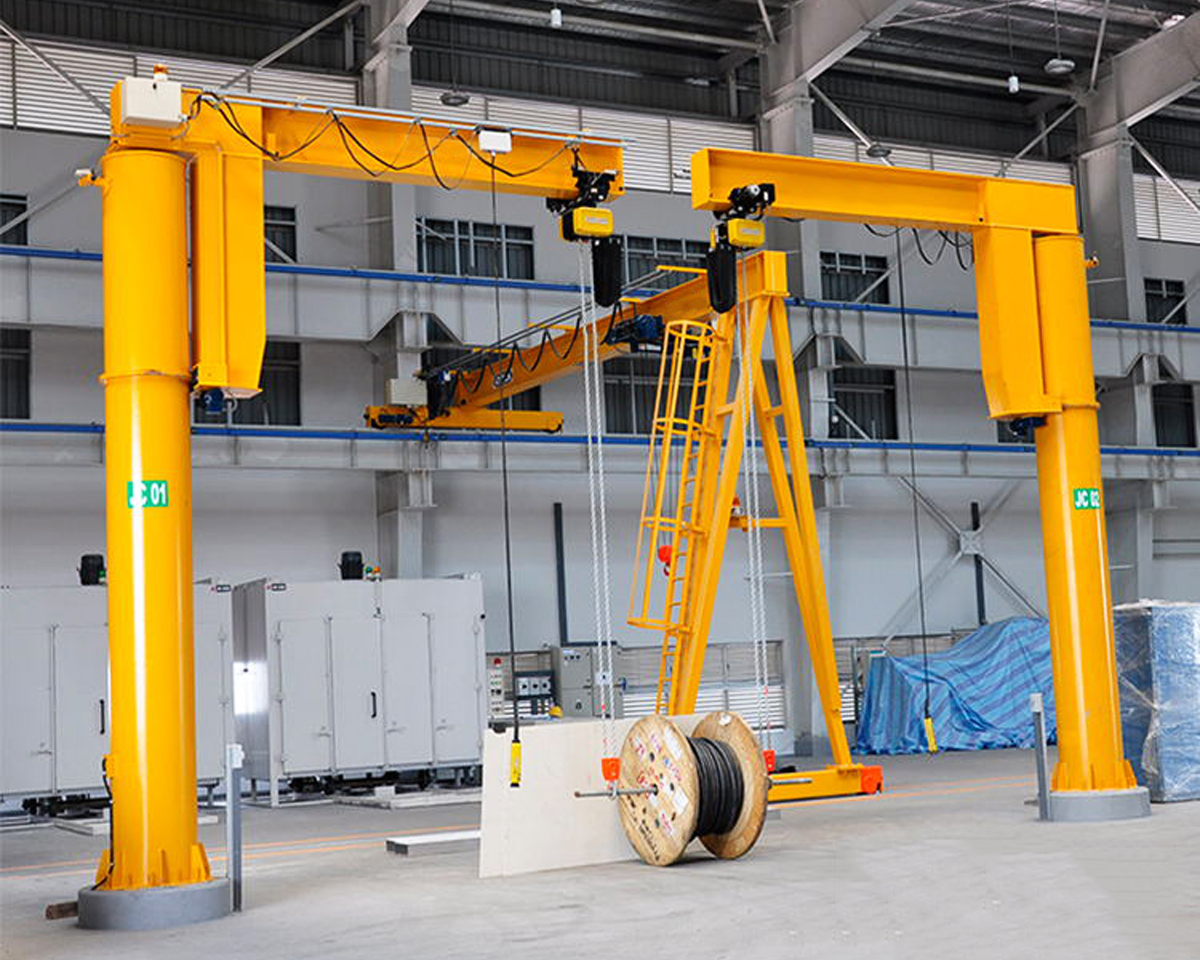 Column mounted jib crane