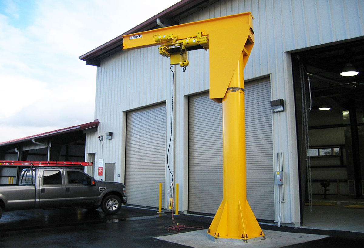 Column mounted jib crane