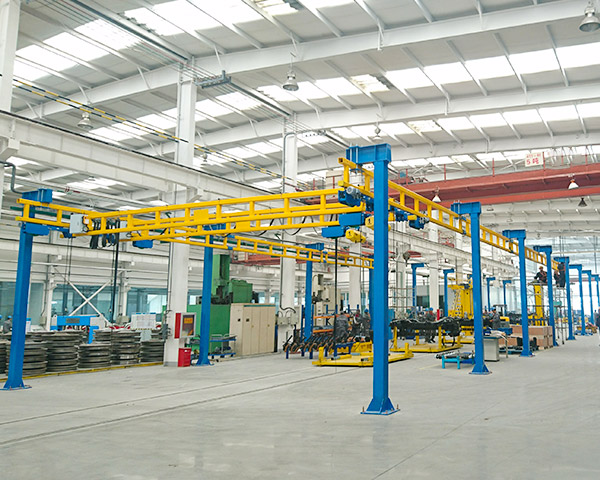 Floor Mounted Light Crane