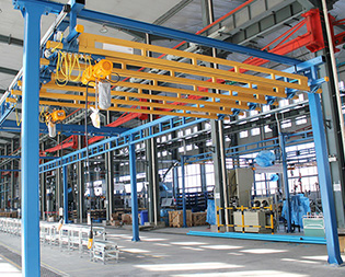 Floor Mounted Light Crane