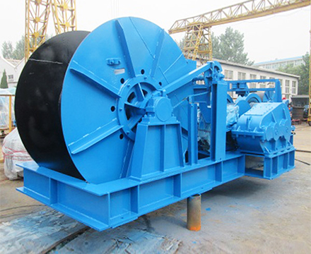 Friction electric winch