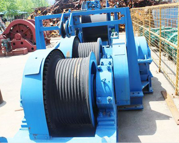 Friction electric winch
