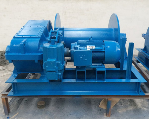 Friction electric winch