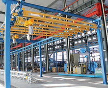 Floor Mounted Light Crane