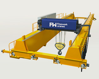 European double beam series bridge crane